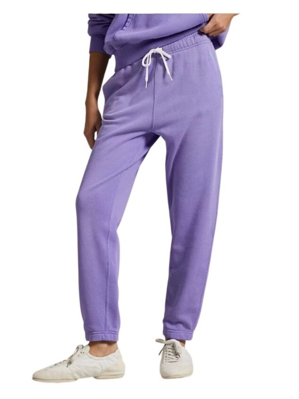 NWT Polo Ralph Lauren Pure Lilac Fleece Sweatpants L MSRP $148